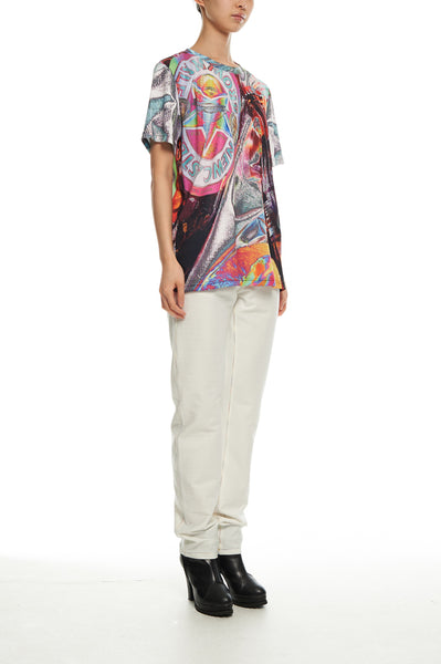 Andy Collection- British Supermarket Inspired Full Print T-Shirt - Glasses(Bright) - Johan Ku Shop
