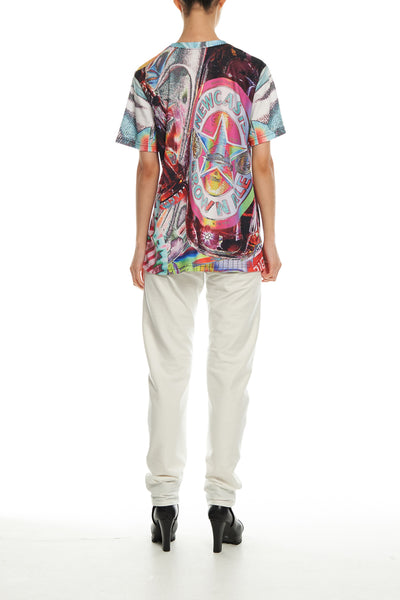 Andy Collection- British Supermarket Inspired Full Print T-Shirt - Glasses(Bright) - Johan Ku Shop