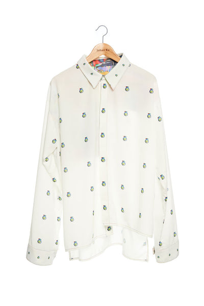 Andy Collection- Over-sized Graphic Dots Shirt - Johan Ku Shop