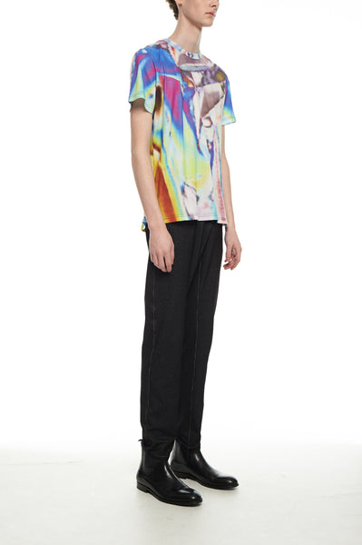 Andy Collection- Full Colour Tin Foil Graphic T-Shirt - Johan Ku Shop