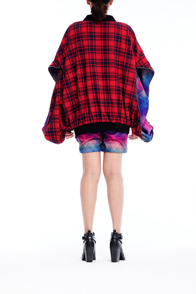 Sean Collection- BPM Inspired Over-sized Tartan Jacket